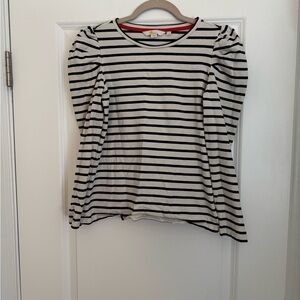 Boden striped top size 4